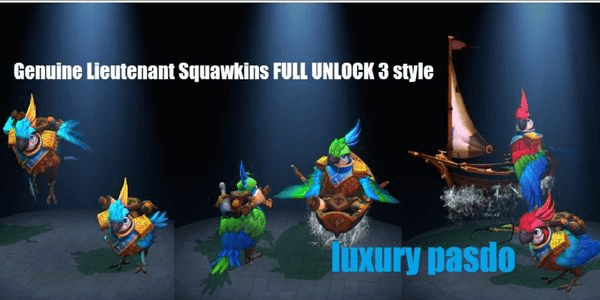 Gambar Product Genuine Lieutenant Squawkins (Courier) FULL UNLOCK