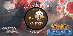 1 hour - 2x Exp Boosts