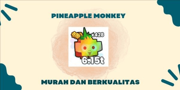 Gambar Product Rainbow Pineapple Monkey