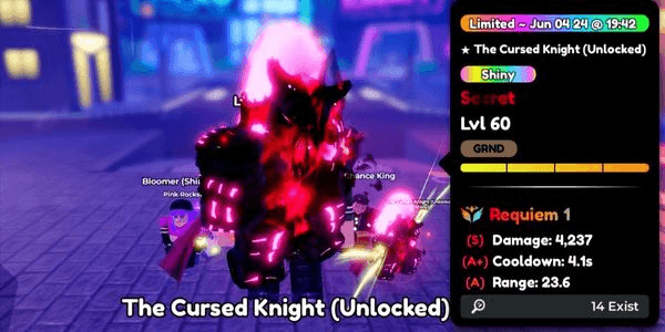Gambar Product The Cursed Knight EVO (IGRIS)(Shiny) (Requim) - Anime Defenders
