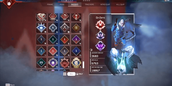 Gambar Product wts account predator s3 (permanent ) with 4 heirloom dan battle pass old