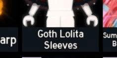Gambar Product goth lolita sleeves royale high