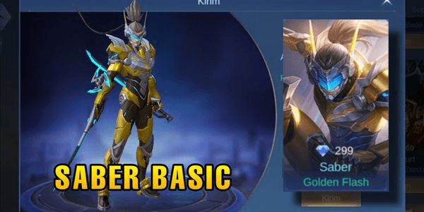 Gambar Product Golden Flash (Skin Saber)