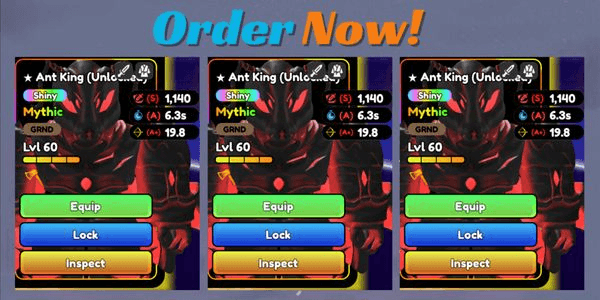 Gambar Product Shiny Ant King EVO - Anime Defenders -