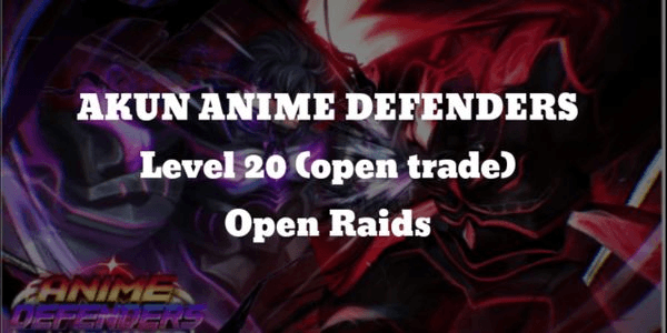 Gambar Product Akun starter anime defenders - Level 20