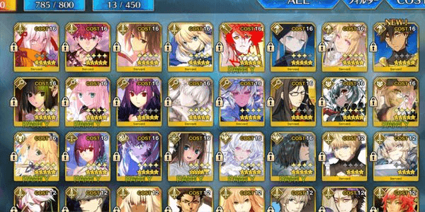Gambar Product JP Account FGO Endgame 22 SSR (31 WNP) Full RGB support + NP5 Aoko Aozaki