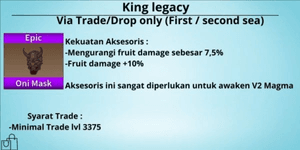Oni Mask (King legacy)