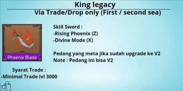Gambar Product Phoenix Blade (King legacy)