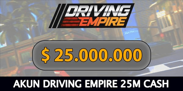 Gambar Product Akun Starter Diving Empire 25M Cash ( 25.000.000 Cash) - Driving Empire 25 Juta Cash