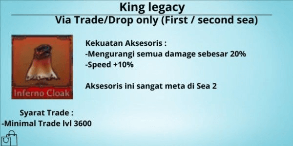 Gambar Product Inferno Cloak (King legacy)