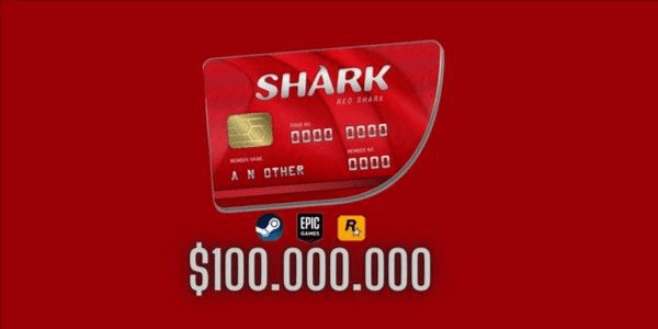 Gambar Product Red Shark Cash Card: GTA$100000