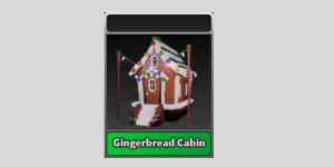 Gingerbread cabin