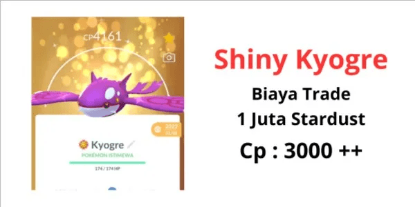 Kyogre Shiny (Legendary)