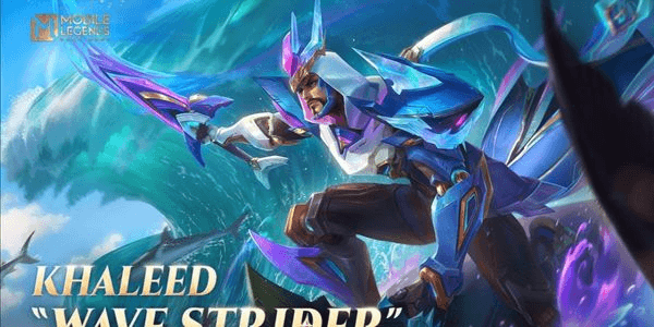 Gambar Product Skin Mobile Legends Khaleed Wave Strider (Skin Epic Khaleed) / Skin Ml / Skin Epic / Diamond Ml / Dm Ml / Efek Recall Tas Tas Tas / Akun Ml