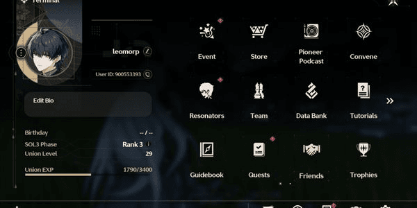 Gambar Product wuthering wave union lvl 29 account
