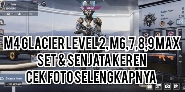 Gambar Product CHEAP PUBG M4 GLACIER ACCOUNT