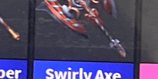 Gambar Product Swirly Axe - MM2
