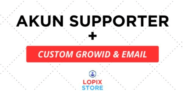 Gambar Product AKUN SUPPORTER + CUSTOM GROWID & EMAIL