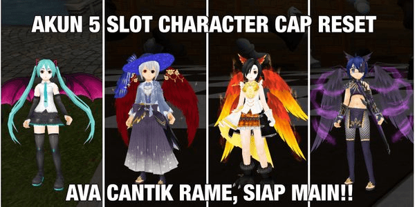 Gambar Product AKUN PENSI CAP RESET, 5 CHARACTER CAP RESET, AVA CANTIK RAME, EQ BAGUS, SERVER INDO, TINGGAL MAIN, NOMOD!!