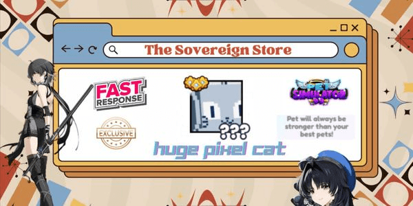 Gambar Product Huge Pixel Cat