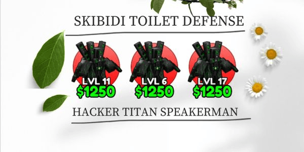 Gambar Product Hacker Titan Speakerman -Mythic (Skibidi Tower Defense)