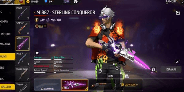 Gambar Product EVOGUN OTW MAX EVO ADA 4 AKUN FF SG 2 SKIN ON, EVOUGUN ON, BERGARANSI AKUN ANTI HACK BACK, KE HB = UANG KEMBALI dari Garena Free Fire 1000% AMAN