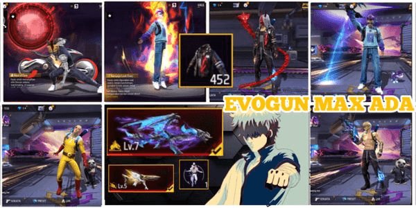 Gambar Product AKUN FF SG 2 SKIN ON, EVOUGUN ON, BERGARANSI AKUN ANTI HACK BACK, KE HB = UANG KEMBALI dari Garena Free Fire 1000% AMAN