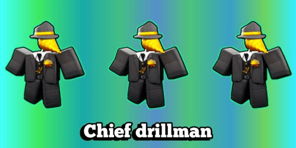 Gambar Product Chief Drillman-Skibidi tower defense