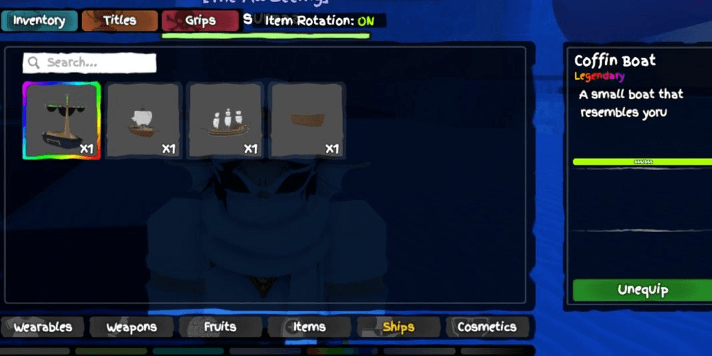 Beli Item Coffin Boat (GPO) Grand Piece Online Roblox Terlengkap dan