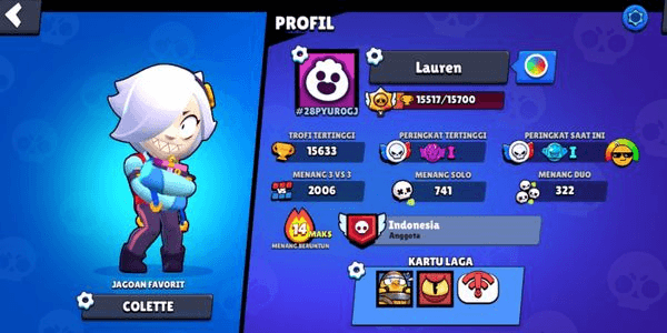 Gambar Product Account Brawl Stars Spek Dewa GG