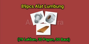 29 Lakban + 30 Papan + 30 Baut (89pcs Alat Lumbung)