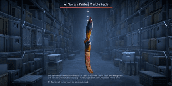 Gambar Product Navaja Knife | Marble Fade (Factory New)