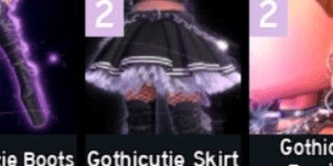 Gambar Product Gothicutie Skirt Royale High RBL