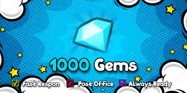 Gambar Product 1000 Gems - Toilet Tower Defense RBL