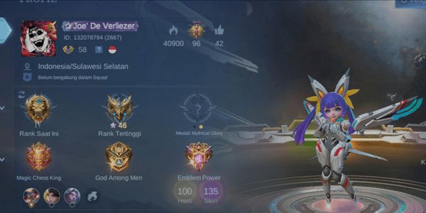 Gambar Product CHEAP MOBILE LEGENDS SULTAN ACCOUNT