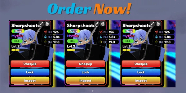 Sharpshooter (shiny) Mythic Anime Defender