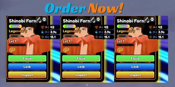 Gambar Product Shinobi Form 3 (Shiny) Legendary Anime Defenders