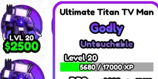 Gambar Product ( Godly ) ULTIMATE TITAN TV MAN - Skibidi Tower Defense