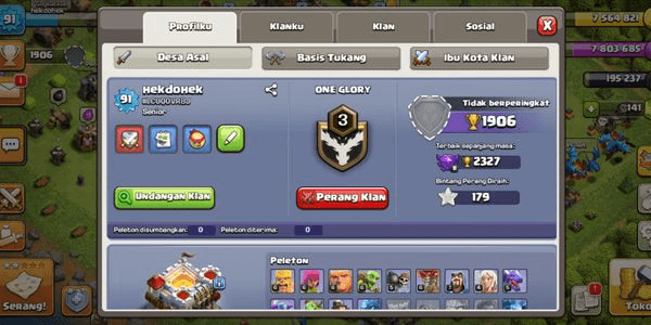 Gambar Product 	Clan Level 11