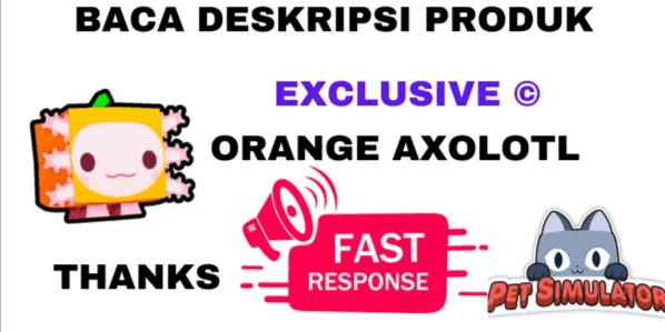 Orange Axolotl