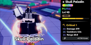 Shiny Skull Paladin EVO - Anime Defenders -