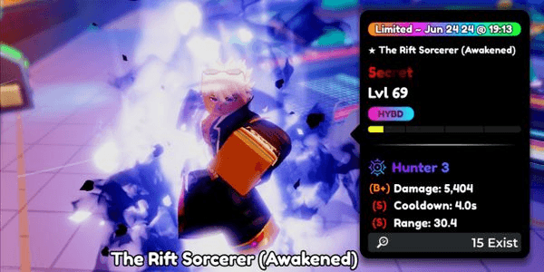 Gambar Product The Rift Sorcerer Good Stats Evo | Anime Defenders Simulator