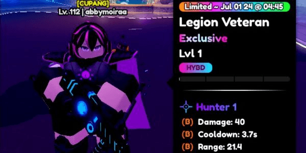Gambar Product Legion Veteran Stats Random - Anime Defenders RBL