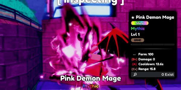 Gambar Product Shiny Pink Demon Mage Evo - Anime Defenders