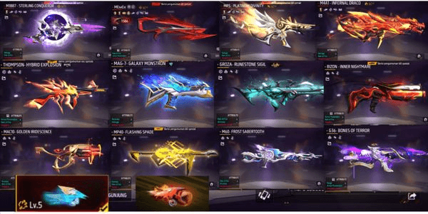 Gambar Product akun free fire sultan