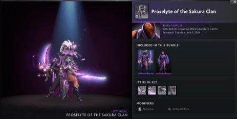 Gambar Product Proselyte of the Sakura Clan (Collector Cache 2024)
