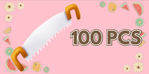 100 pcs Saw / Gergaji item Hay Day