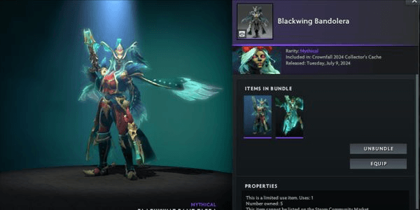 Gambar Product Blackwing Bandolera (Muerta Set) Crownfall Collector Cache 2024