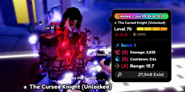 Gambar Product The Cursed Knight (Unlocked) (Igris) As shown in the picture