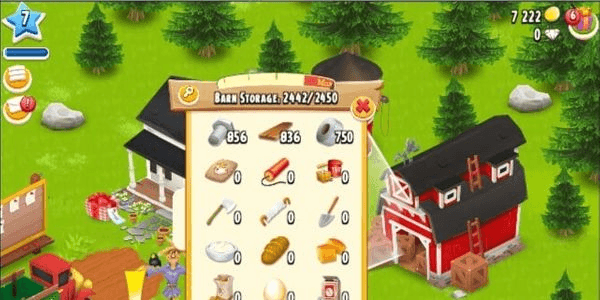 Gambar Product AKUN FARM HAY DAY LVL 7 BARN 2400 ISI BARN / LUMBUNG